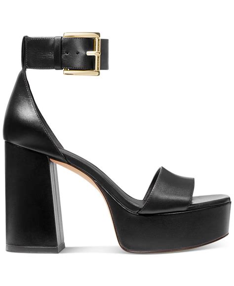 michael kors tara platform sandals|Michael Kors closed toe sandals.